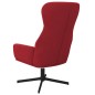 vidaXL Relaxsessel mit Hocker Weinrot Samt vidaXL Relaxsessel mit Hocker Weinrot Samt