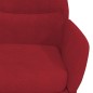 vidaXL Relaxsessel mit Hocker Weinrot Samt vidaXL Relaxsessel mit Hocker Weinrot Samt
