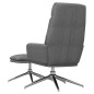 vidaXL Relaxsessel mit Hocker Hellgrau Stoff vidaXL Relaxsessel mit Hocker Hellgrau Stoff