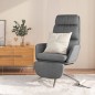 vidaXL Relaxsessel mit Fußstütze Hellgrau Stoff vidaXL Relaxsessel mit Fußstütze Hellgrau Stoff