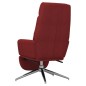 vidaXL Relaxsessel mit Fußstütze Weinrot Stoff vidaXL Relaxsessel mit Fußstütze Weinrot Stoff