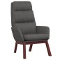 vidaXL Relaxsessel mit Hocker Dunkelgrau Stoff vidaXL Relaxsessel mit Hocker Dunkelgrau Stoff
