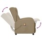 vidaXL Massage-Ohrensessel mit Aufstehhilfe Cappuccino Kunstleder vidaXL Massage-Ohrensessel mit Aufstehhilfe Cappuccino Kunstleder