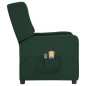 vidaXL Elektrischer Massagesessel Dunkelgrün Stoff vidaXL Elektrischer Massagesessel Dunkelgrün Stoff