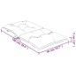 Gartenstuhlauflagen für Niedriglehner 4 Stk. Rosa 100x50x7 cm Gartenstuhlauflagen für Niedriglehner 4 Stk. Rosa 100x50x7 cm