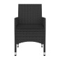 vidaXL 7-tlg. Garten-Essgruppe mit Auflagen Poly Rattan und Glas vidaXL 7-tlg. Garten-Essgruppe mit Auflagen Poly Rattan und Glas