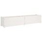 vidaXL Garten-Hochbeet Weiß 150x31x31 cm Massivholz Kiefer vidaXL Garten-Hochbeet Weiß 150x31x31 cm Massivholz Kiefer