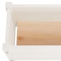 vidaXL Garten-Hochbeet Weiß 150x31x31 cm Massivholz Kiefer vidaXL Garten-Hochbeet Weiß 150x31x31 cm Massivholz Kiefer