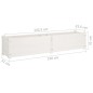 vidaXL Garten-Hochbeet Weiß 150x31x31 cm Massivholz Kiefer vidaXL Garten-Hochbeet Weiß 150x31x31 cm Massivholz Kiefer