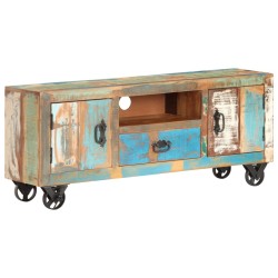 vidaXL TV-Schrank 120 x 30 x 50 cm Recyceltes Massivholz