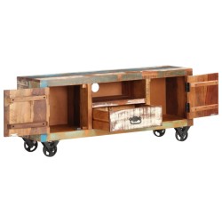 vidaXL TV-Schrank 120 x 30 x 50 cm Recyceltes Massivholz