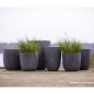 Capi Blumentopf Waste Rib 43x41 cm Grau Capi Blumentopf Waste Rib 43x41 cm Grau