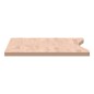 vidaXL Schreibtischplatte 110x(50-55)x2,5 cm Massivholz Buche vidaXL Schreibtischplatte 110x(50-55)x2,5 cm Massivholz Buche