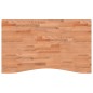 vidaXL Schreibtischplatte 100x(55-60)x2,5 cm Massivholz Buche vidaXL Schreibtischplatte 100x(55-60)x2,5 cm Massivholz Buche