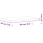 vidaXL Schreibtischplatte 100x(55-60)x4 cm Massivholz Buche vidaXL Schreibtischplatte 100x(55-60)x4 cm Massivholz Buche