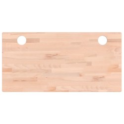 vidaXL Schreibtischplatte 80x40x2,5 cm Massivholz Buche