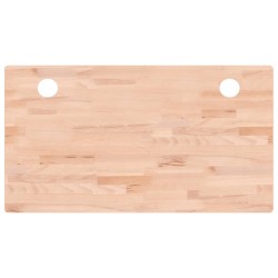 vidaXL Schreibtischplatte 110x60x4 cm Massivholz Buche