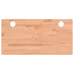 vidaXL Schreibtischplatte 100x50x4 cm Massivholz Buche