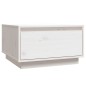 vidaXL Couchtisch Weiß 55x56x32 cm Massivholz Kiefer vidaXL Couchtisch Weiß 55x56x32 cm Massivholz Kiefer