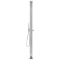 vidaXL Gartendusche mit Grauer Bodenplatte 225 cm Edelstahl vidaXL Gartendusche mit Grauer Bodenplatte 225 cm Edelstahl