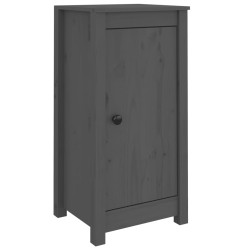 vidaXL Sideboard Grau 40x35x80 cm cm Massivholz Kiefer