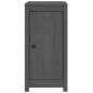 vidaXL Sideboard Grau 40x35x80 cm cm Massivholz Kiefer vidaXL Sideboard Grau 40x35x80 cm cm Massivholz Kiefer