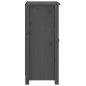 vidaXL Sideboard Grau 40x35x80 cm cm Massivholz Kiefer vidaXL Sideboard Grau 40x35x80 cm cm Massivholz Kiefer