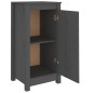 vidaXL Sideboard Grau 40x35x80 cm cm Massivholz Kiefer vidaXL Sideboard Grau 40x35x80 cm cm Massivholz Kiefer