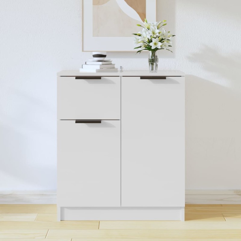 vidaXL Sideboard Weiß 60x30x70 cm Holzwerkstoff vidaXL Sideboard Weiß 60x30x70 cm Holzwerkstoff