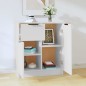 vidaXL Sideboard Weiß 60x30x70 cm Holzwerkstoff vidaXL Sideboard Weiß 60x30x70 cm Holzwerkstoff