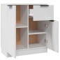 vidaXL Sideboard Weiß 60x30x70 cm Holzwerkstoff vidaXL Sideboard Weiß 60x30x70 cm Holzwerkstoff