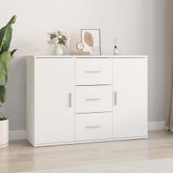 vidaXL Sideboard Weiß 91x29,5x65 cm Holzwerkstoff