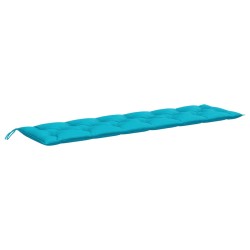 vidaXL Gartenbank-Auflage Türkis 200x50x7 cm Stoff