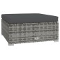 vidaXL 8-tlg. Garten-Lounge-Set mit Kissen Poly Rattan Grau vidaXL 8-tlg. Garten-Lounge-Set mit Kissen Poly Rattan Grau