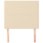 vidaXL Kopfteile 2 Stk. Creme 80x5x78/88 cm Stoff