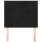 vidaXL Kopfteile 2 Stk. Schwarz 90x5x78/88 cm Samt vidaXL Kopfteile 2 Stk. Schwarz 90x5x78/88 cm Samt