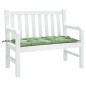 Gartenbank-Auflage Blattmuster 100x50x7 cm Oxford-Gewebe Gartenbank-Auflage Blattmuster 100x50x7 cm Oxford-Gewebe