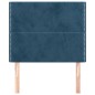 vidaXL Kopfteile 2 Stk. Dunkelblau 90x5x78/88 cm Samt