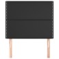 vidaXL Kopfteile 2 Stk. Schwarz 90x5x78/88 cm Kunstleder