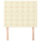 vidaXL Kopfteile 2 Stk. Creme 90x5x78/88 cm Kunstleder vidaXL Kopfteile 2 Stk. Creme 90x5x78/88 cm Kunstleder