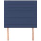 vidaXL Kopfteile 2 Stk. Blau 80x5x78/88 cm Stoff