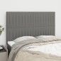 vidaXL Kopfteile 4 Stk. Dunkelgrau 72x5x78/88 cm Stoff vidaXL Kopfteile 4 Stk. Dunkelgrau 72x5x78/88 cm Stoff