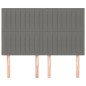 vidaXL Kopfteile 4 Stk. Dunkelgrau 72x5x78/88 cm Stoff vidaXL Kopfteile 4 Stk. Dunkelgrau 72x5x78/88 cm Stoff