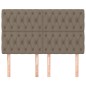 vidaXL Kopfteile 4 Stk. Taupe 72x7x78/88 cm Stoff vidaXL Kopfteile 4 Stk. Taupe 72x7x78/88 cm Stoff