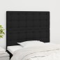 vidaXL Kopfteile 2 Stk. Schwarz 80x5x78/88 cm Stoff vidaXL Kopfteile 2 Stk. Schwarz 80x5x78/88 cm Stoff