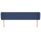 vidaXL Kopfteil mit Ohren Blau 203x23x78/88 cm Stoff vidaXL Kopfteil mit Ohren Blau 203x23x78/88 cm Stoff