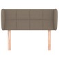 vidaXL Kopfteil mit Ohren Taupe 93x23x78/88 cm Stoff vidaXL Kopfteil mit Ohren Taupe 93x23x78/88 cm Stoff
