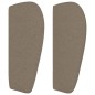 vidaXL Kopfteil mit Ohren Taupe 93x23x78/88 cm Stoff vidaXL Kopfteil mit Ohren Taupe 93x23x78/88 cm Stoff