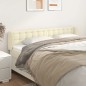 vidaXL Kopfteil mit Ohren Creme 183x23x78/88 cm Kunstleder vidaXL Kopfteil mit Ohren Creme 183x23x78/88 cm Kunstleder