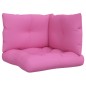 Palettenkissen 3 Stk. Rosa Oxford-Stoff Palettenkissen 3 Stk. Rosa Oxford-Stoff